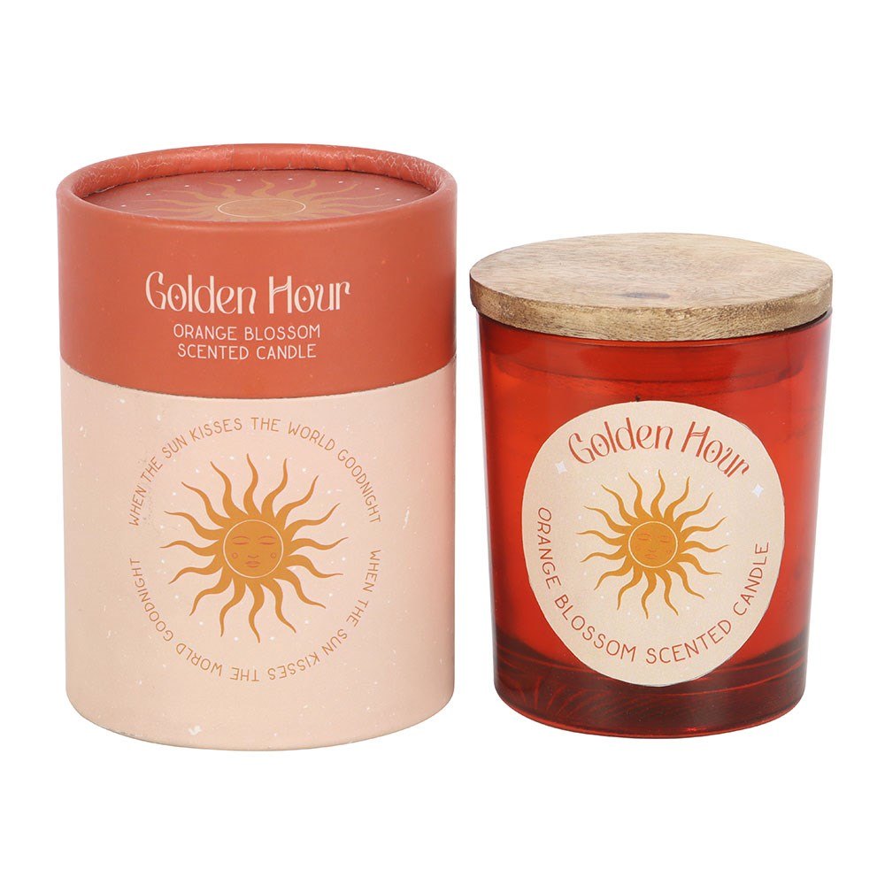 Something Different - Golden Hour Orange Blossom Scented Candle - Multicolours